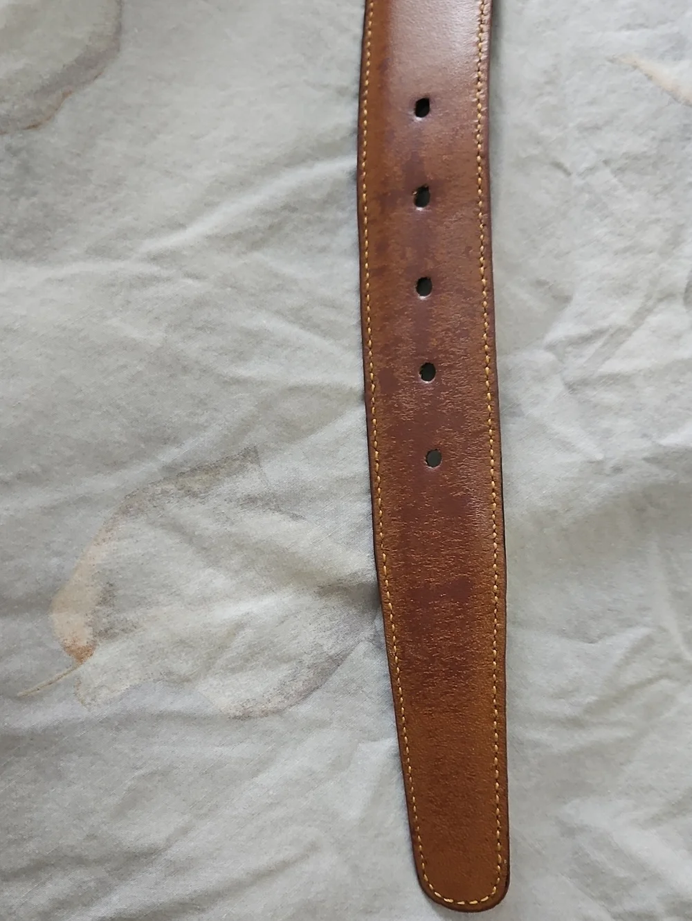 TRAFALGAR Black Leather Dress Silver Buckle Belt | SZ 42